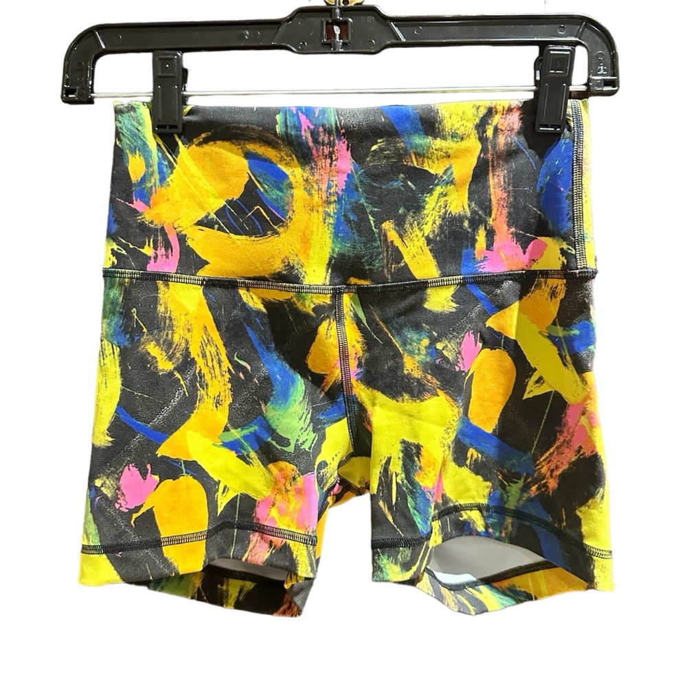 Lululemon Wunder Train High-Rise Short 4" Undertone Black Multi Size 6